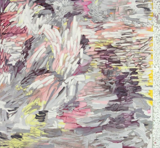 Thermal, 2008, Oil on linen, 56 x 60&quot;