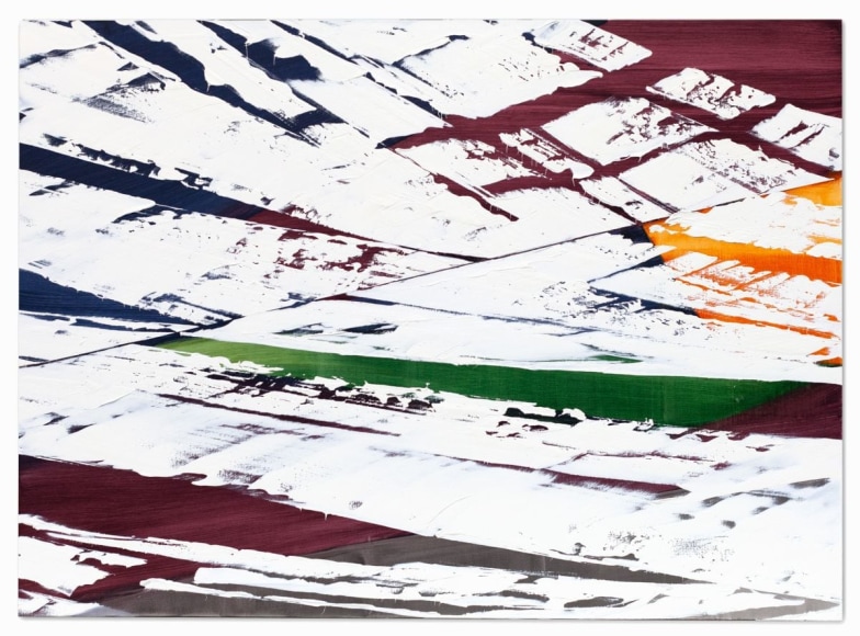Ricardo Mazal, White Mountain 2, 2024, oil on linen, 96.5 x 132.1 cm (38 x 52 inches)