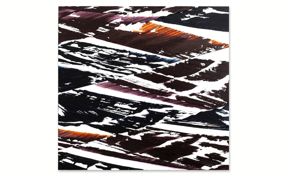 Ricardo Mazal, Full Circle K 10, 2020, oil on Dibond on wood, 58 x 61 cm (23 x 24 inches)