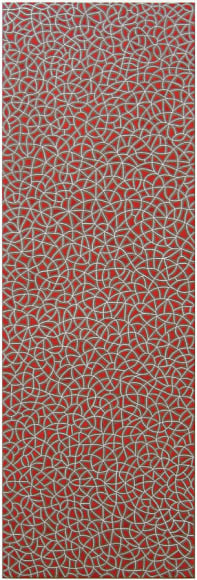 Anil Revri Fractal XXXVIIIB,  2007 Mixed media on linen 48 x 16&quot;