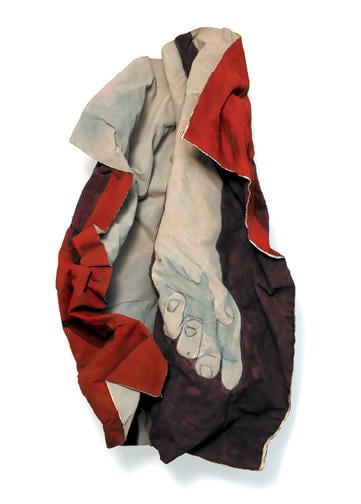 Susan Weil, Gesture, 1983, Acrylic on paper, 28 x 54 x 17"