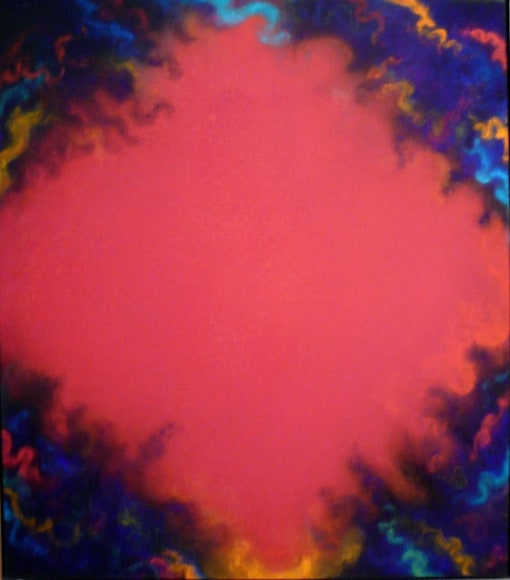 Natvar Bhavsar,  VASOO II , 1997, Pure pigment on canvas, 62 x 56&quot;