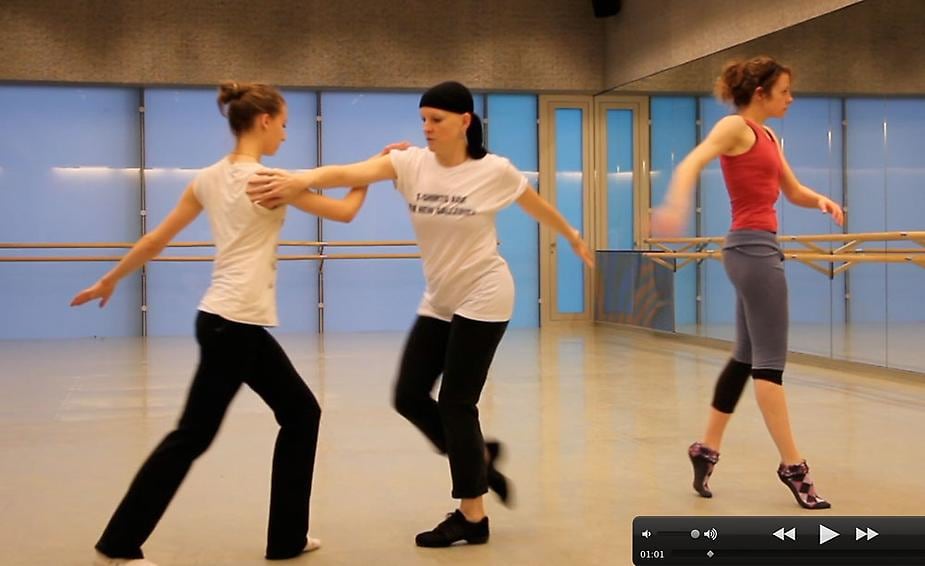 Julia K. Gleich, 14 Seconds, 2012, film, music by Nico Muhly, dancers Michelle Buckley and Sarah Monkman, film length: 08:23:25