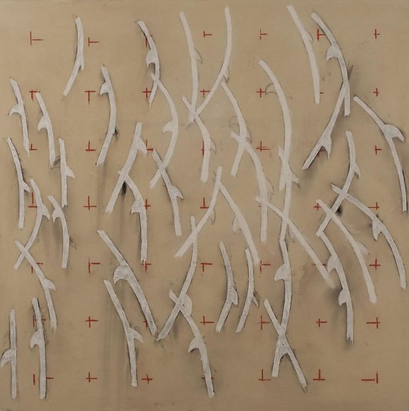 Envy Is Envy, 2010, pencil, powdered pigment, acrylic on canvas, 72 x 72 inches
