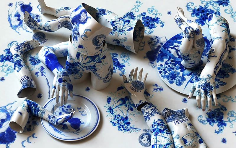 , Kim Joon, Versace, 2014, Digital print, 47.2 x 75.6 inches/120 x 192 cm