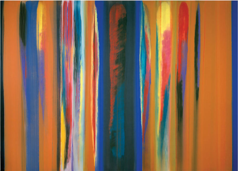 Sanctum Sanctorum, 2008, Acrylic on linen, 94.5 x 128.75&quot;