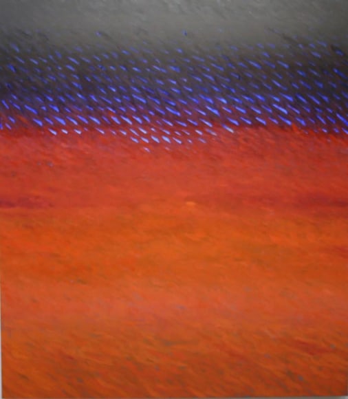 Joan Vennum Between Venus and Malta	2006	Oil on canvas	80 x 70&quot;