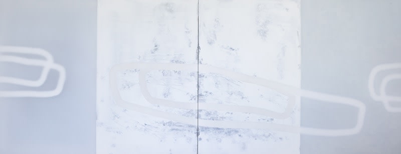 Udo Nöger, Carriage, 2016, mixed media on canvas, 190.5 x 487.7 cm (75 x 192 inches)