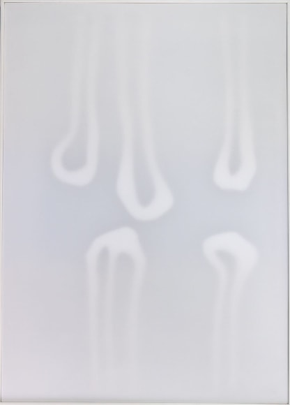 Udo Nöger, Gewicht des Lichtes 4, mixed media on canvas, 142.2 x 101.6 cm (56 x 40 inches)