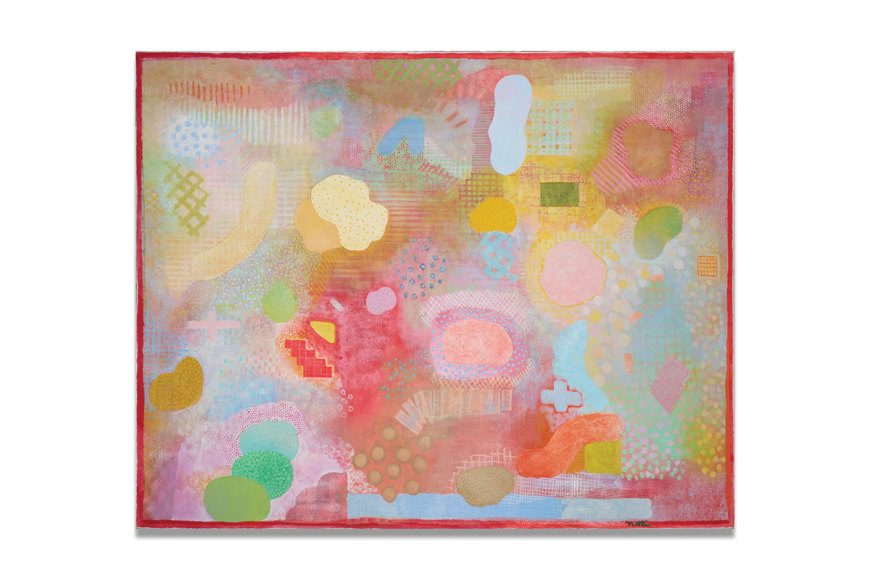 Robert Natkin, The Beloved (Field Mouse), 1969, acrylic on linen, 243.8 x 304.8 cm (96 x 120 inches)