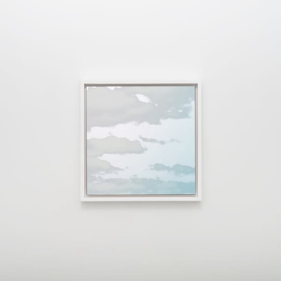 Miya Ando, 9 Unkai (A Sea of Clouds) Study Color, 2021, ink on aluminum composite, 13.5 x 13.5 inches/34 x 34 cm