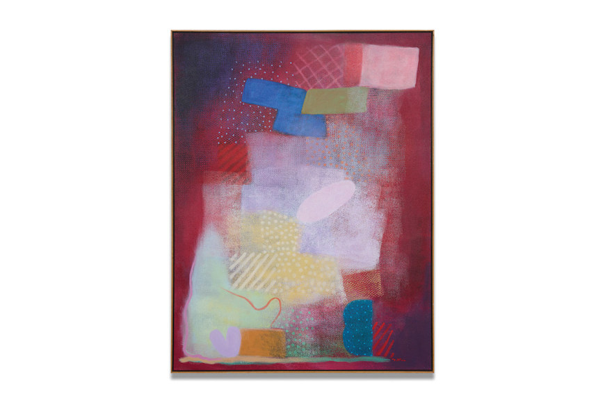 Robert Natkin, Interior, 1992, acrylic on canvas, 139.7 x 106.7 cm (55 x 42 inches)