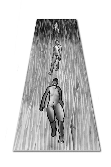 Perspect, 2012, inkjet on canvas, 58.5 x 39 inches