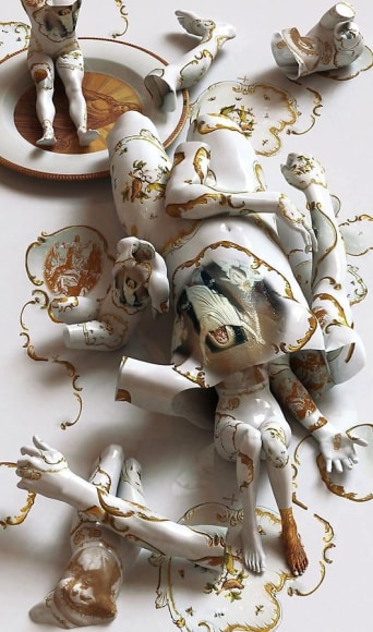 Golden Hour - Jesus, 2011, digital print, 68.9 x 39.4 inches