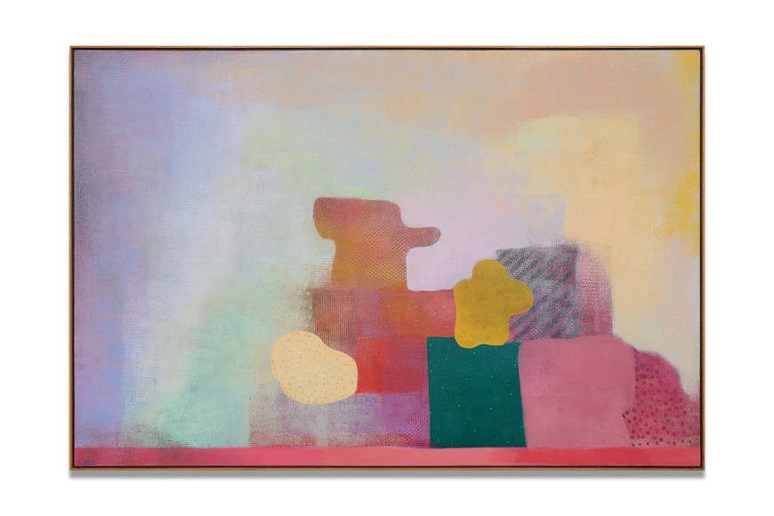 Robert Natkin, Hitchcock Series, 1989, acrylic on canvas, 122 x 182.9 cm (48 x 72 inches)