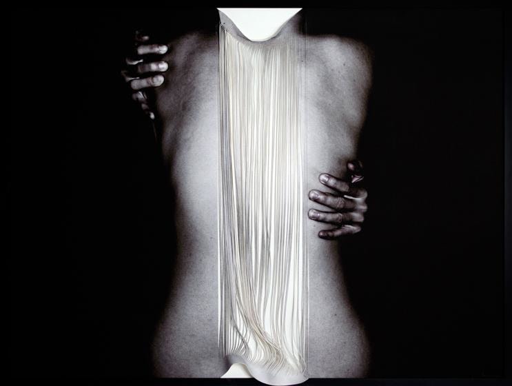 , Citta (Mind), 2015, C-type print and hand-cut canvas, 49.6 x 37.4 inches/126 x 95 cm