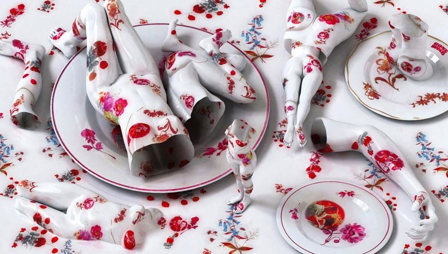 Kim Joon, Drunken-Gone With The Wind, 2011, digital print, 47.2 x 82.7 inches