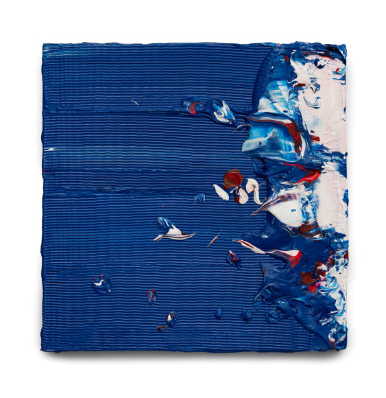 Jane Lee, Painting Is #6, 2022, acrylic paint and mixed media on fibreglass, 61 x 61 x 6 cm (24 x 24 x 2.4 inches)