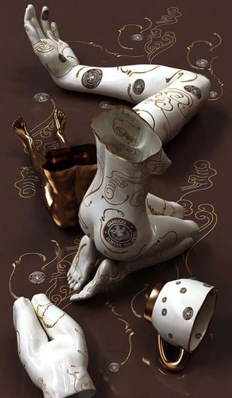 , Kim Joon, Golden Hour-Starbucks, 2011, digital print, 47 x 27.5 inches/119.4 x 69.9 cm