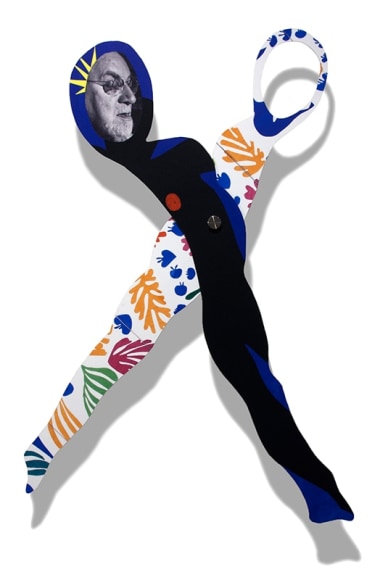 Scissors for Matisse, 2020, archival&nbsp;digital print on acrylic sheet, 40 x 25 x 2.5 inches/101.6 x 63.5 x 6.4 cm