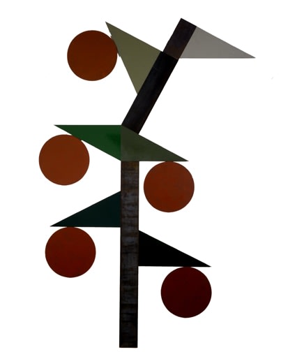 Merrill Wagner Japanese Lantern	2006	Paint on steel	106 x 71&quot;