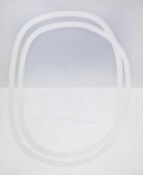 Udo N&ouml;ger, Like the Ocean Like the Sea, 2021, mixed media on canvas, 224 x 183 cm (88 x 72 inches)