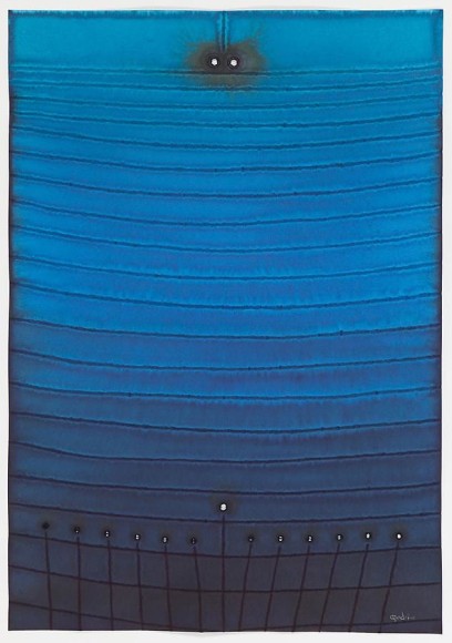 Sohan Qadri Ink and dye on paper