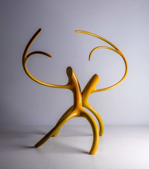 Steve Tobin, Untitled, painted steel, 81.3 x 96.5 x 53.3 cm (32 x 38 x 21 inches)
