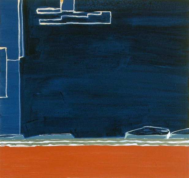 Frances Barth Araki, 2004 Acrylic on panel 14 x 15&quot;