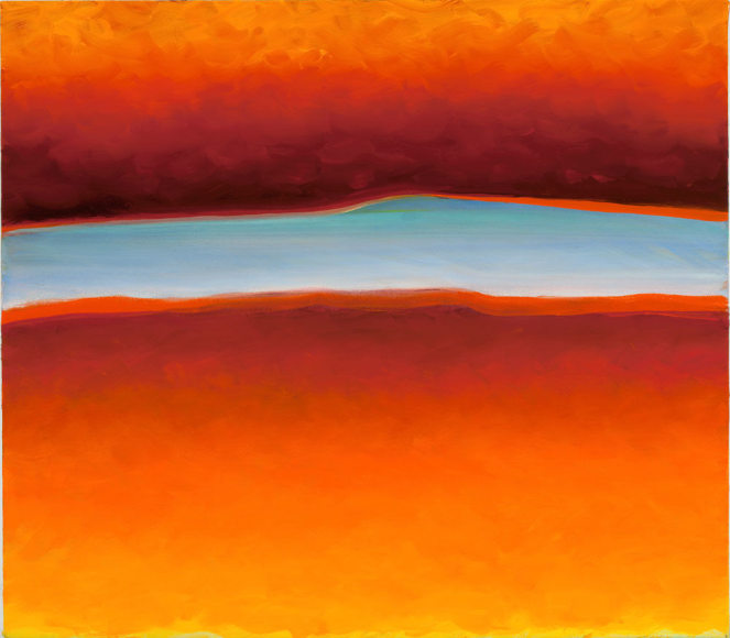 Joan Vennum, Split, 2008, oil on canvas, 55.9 x 63.5 centimeters (22 x 25 inches)