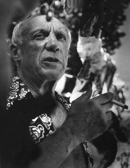 France, Pable Picasso, 1956, Silver gelatin print, 13 x 9&quot;