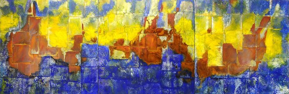 Untitled, 2009 Pure pigment on steel