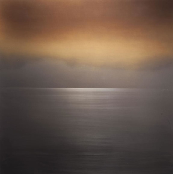 Sabi (Rust) 2, 2013, steel, patina, pigment, automotive lacquer, 48.25 x 48 inches