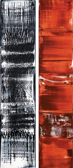 Ricardo Mazal, ODENWALD 1152 N.21, 2008, Oil on linen, 198 x 85 cm