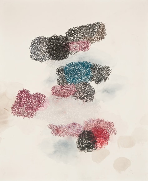 Denise Green, Appease, 2014, watercolor and charcoal on paper, 113.7 x 92.1 cm (44.75 x 36.25 inches)