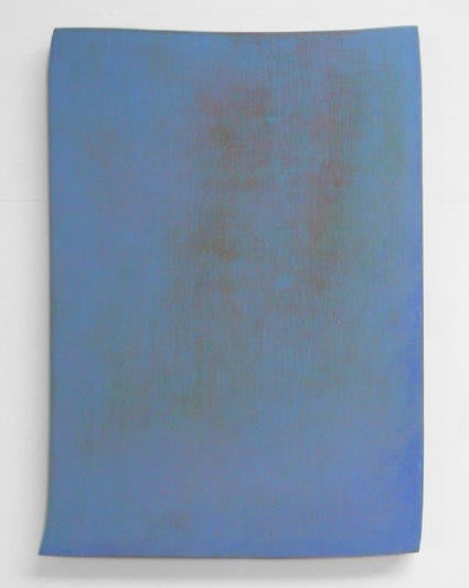 Robert Masao Yasuda,  Pluto , 2006, Acrylic polymer on fabric on wood, 25 x 18&quot;