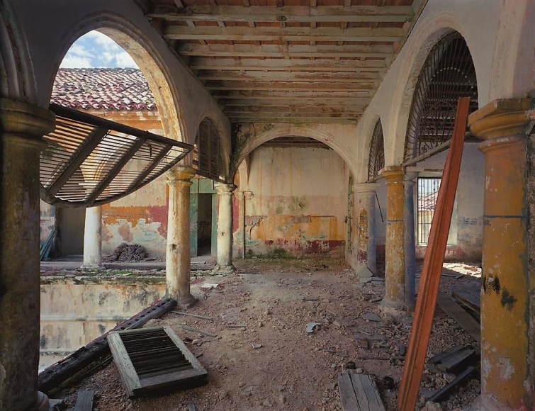 Formerly the house of Marques de Arcos, Habana Vieja, Cuba, 1997, archival inkjet print, 40 x 50 inches