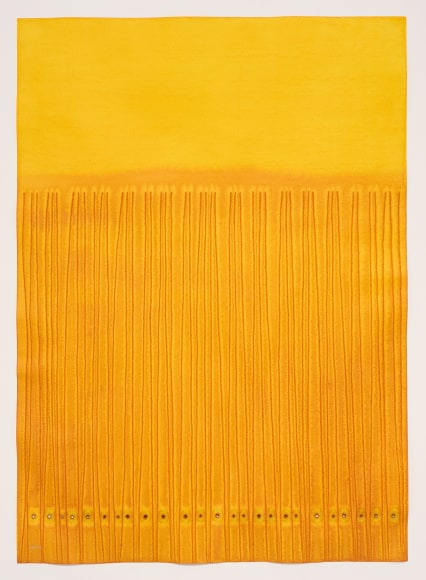 Sohan Qadri, Ananda XI, 2007, ink and dye on paper, 139.7 x 99.1 cm (55 x 39 inches)