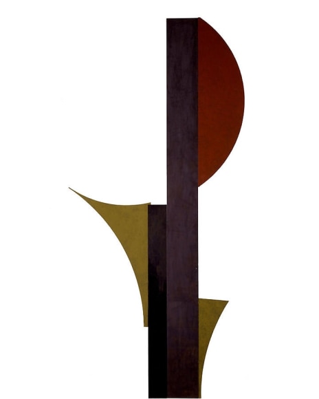 Merrill Wagner,  Amaryllis , 2006, Rust preventative paint on steel, 120 x 53"