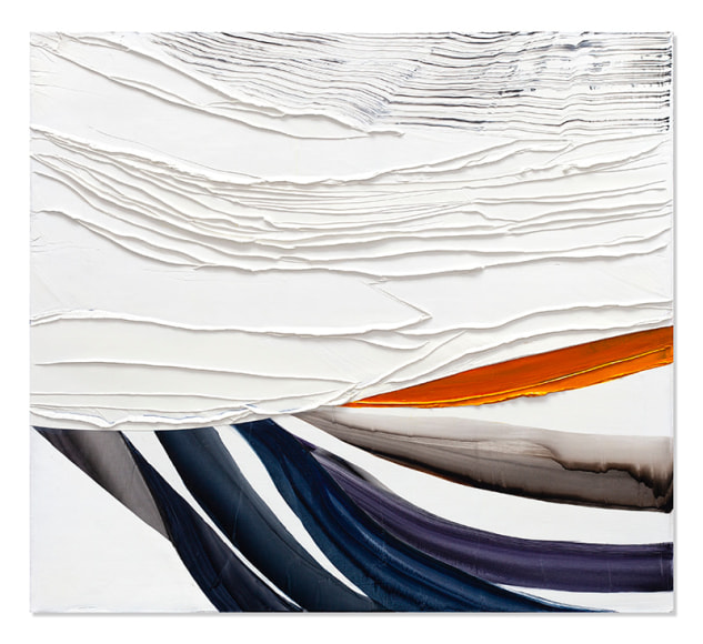 Ricardo Mazal, White PF 2, 2018, oil on linen, 101.6 x 106.7 cm (40 x 42 inches)