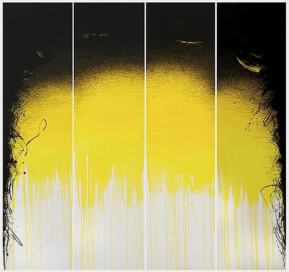 , Golnaz Fathi, untitled, 2013, acrylic, pen and varnish on canvas, 70.9 x 70.8 inches/180.1 x 179.8 cm