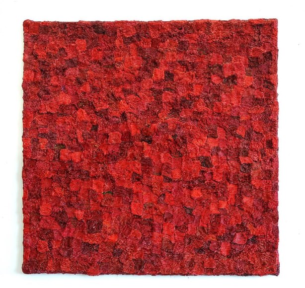 Jane Lee, Belong Series 1-Part B, 2011, mixed media on canvas, 49.2 x 49.2 x 2.4 inches