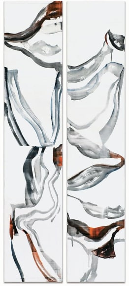 ODENWALD 1152 N. 23, 2008, Oil on linen, 78 x 33.5&quot;