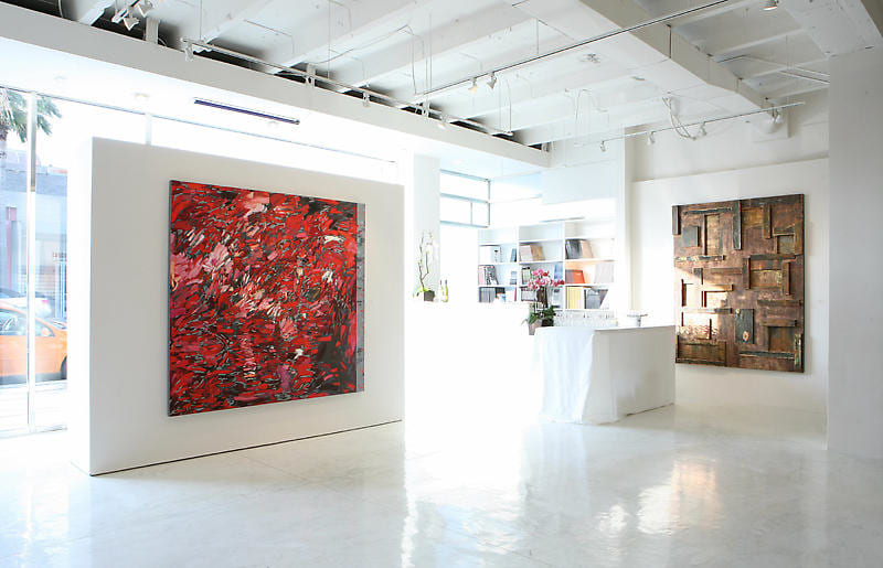 Sundaram Tagore Gallery Beverly Hills, Group Show, Artist Exhibited Left to Right: Judith Murray, Nathan Slate Joseph.