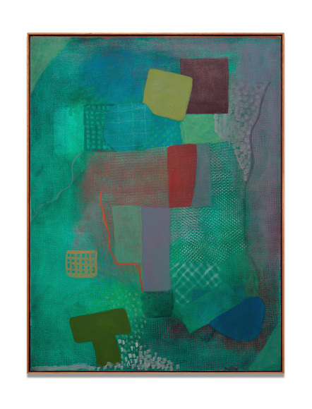 Robert Natkin, In the Green, 1998, acrylic on canvas, 114.3 x 89 cm (45 x 35 inches)