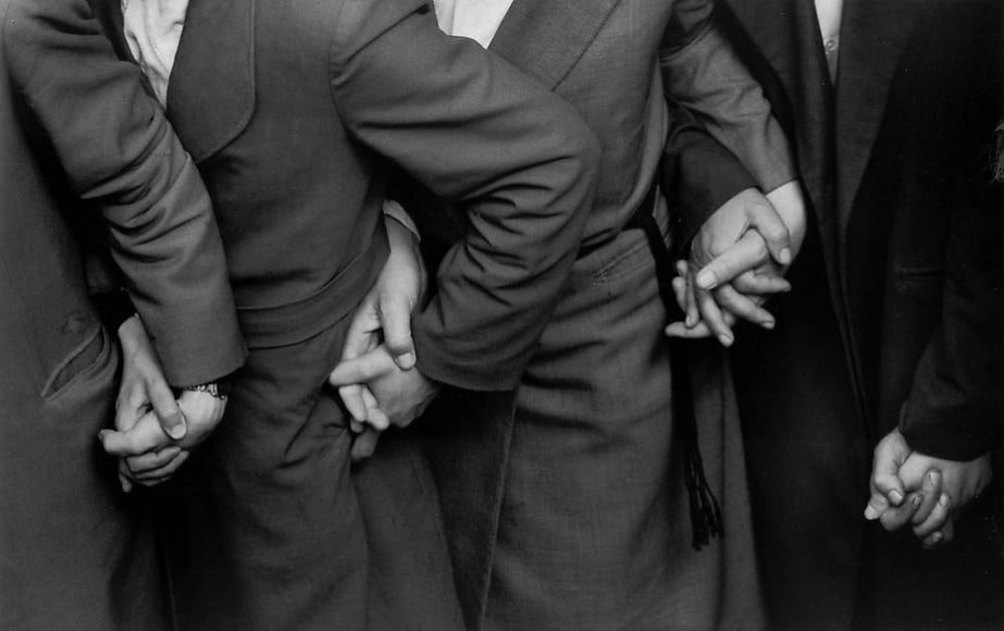 Israel, Orthodox Jewish Ceremony, 1973, Silver gelatin print, 22.5 x 32.5&quot;