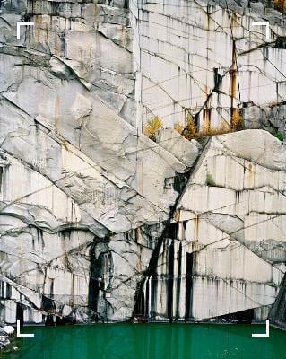 Edward Burtynsky, Rock of Ages # 4, Abandoned Section, Adam-Pirie Quarry, Barre, Vermont, 1991, chromogenic color print, 60 x 48 inches