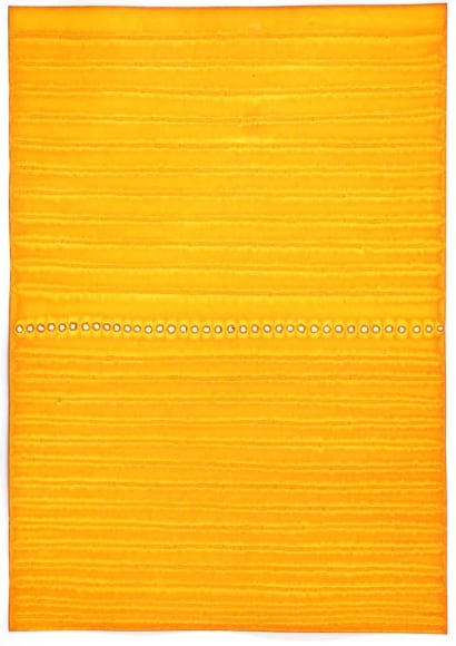 Sohan Qadri, Dissolution IV, Ink and dye on paper, 100x 70cm