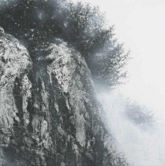 Hiroshi Senju, At World's End #5, 2017, acrylic and natural pigments on Japanese mulberry paper mounted on board, 162 x 162 cm (63.8 x 63.8 inches)