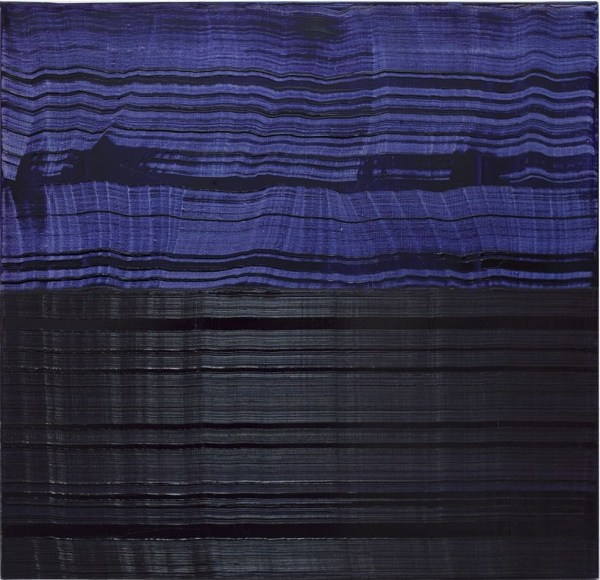 Violet Blue-Black 2, 2016, oil on linen,&nbsp;23 x 24 inches/58.4&nbsp;x 61&nbsp;cm
